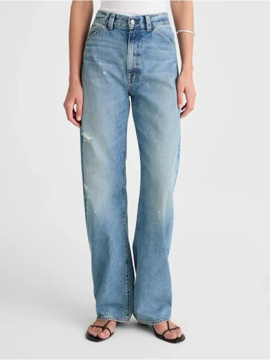 Madewell The Balloon Jean in Dobbins Wash Size 26 - Picture 2 of 10